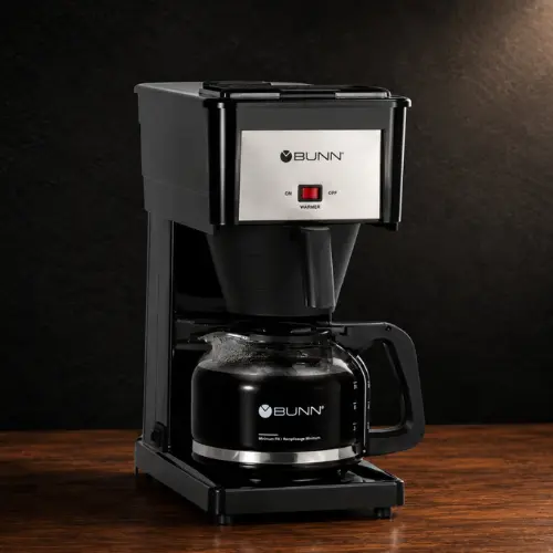BUNN GRB Velocity Brew 10-cup coffee maker with stainless steel faceplate