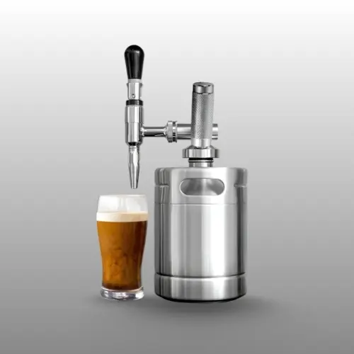 NutriChef nitro cold brew coffee maker stainless steel keg