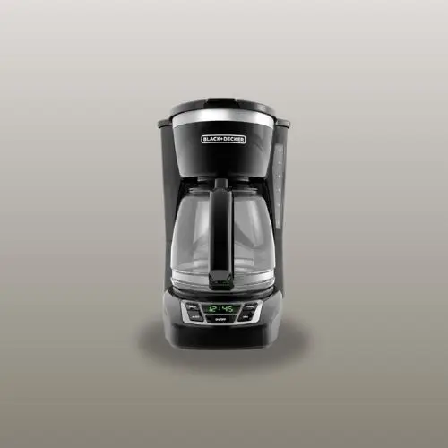 BLACK+DECKER 12-cup digital coffee maker with glass carafe
