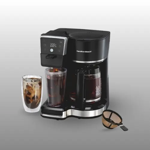 Taylor Swoden 12-cup programmable coffee maker in black
