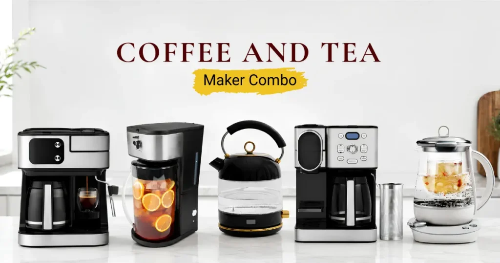 coffee maker and tea appliances lineup — 5 top coffee, kettle, and espresso machines compared