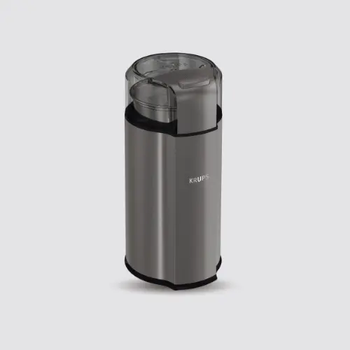 KRUPS Silent Vortex electric coffee grinder with removable bowl