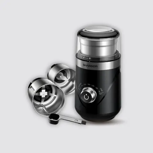 SHARDOR stainless steel electric coffee grinder for fresh grounds