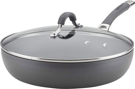 Circulon Radiance Deep Hard Anodized Nonstick Frying Pan