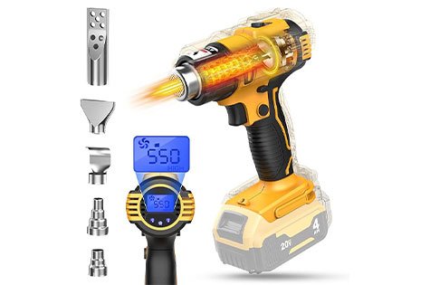 Cordless Heat Gun for DEWALT 20V Battery