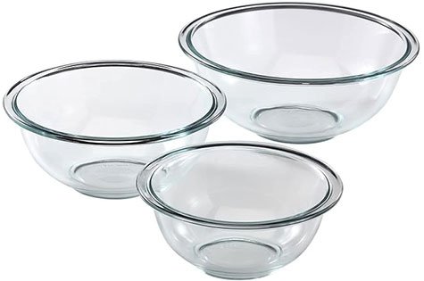 Pyrex Smart Essentials 3-Piece Prepware Mixing Bowl Set