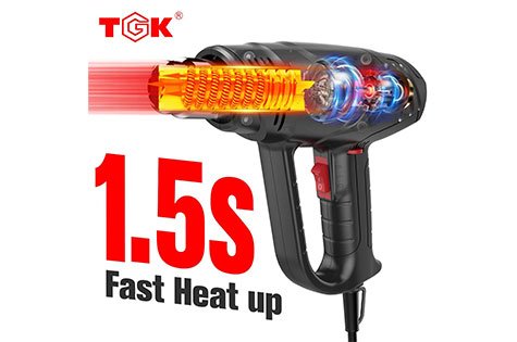 TGK® 1800W Heavy Duty Hot Air Gun Kit for Paint Removal