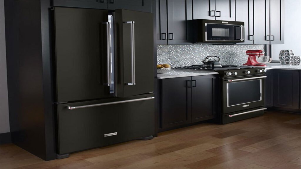 black kitchen appliance packages