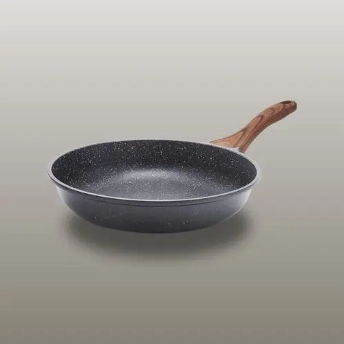 SENSARTE nonstick egg pan with wood-grain handle