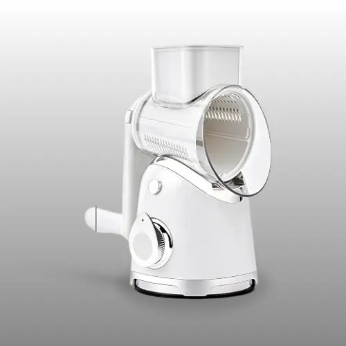 SUSTEAS rotary cheese grater with interchangeable blades