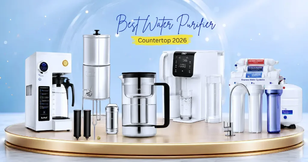Best water purifier countertop systems for home filtration 2026