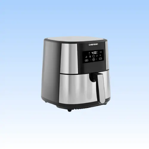 Chefman Air Fryer 8 qt TurboFry stainless steel
