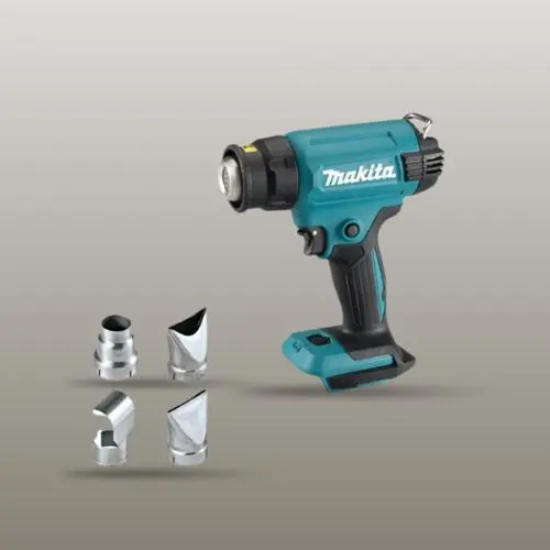 LIVOWALNY cordless heat gun compatible with Makita batteries
