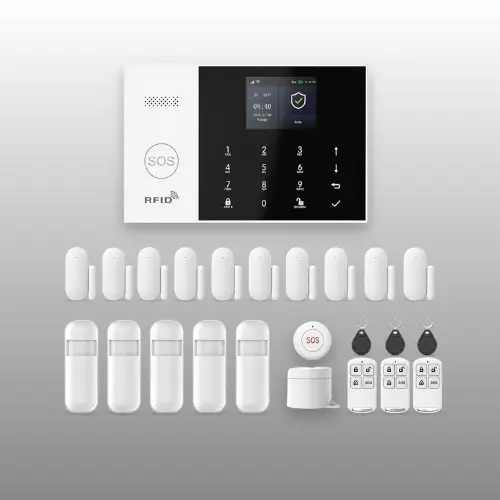  PGST A107F home alarm system with HD camera and motion sensors