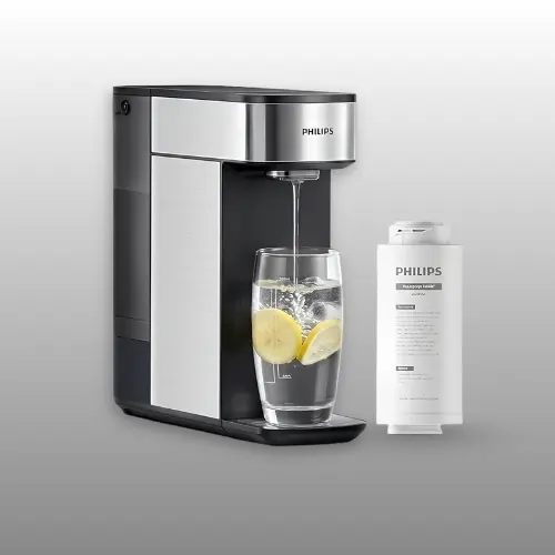 PHILIPS compact countertop water filtration system with Aquaporin technology
