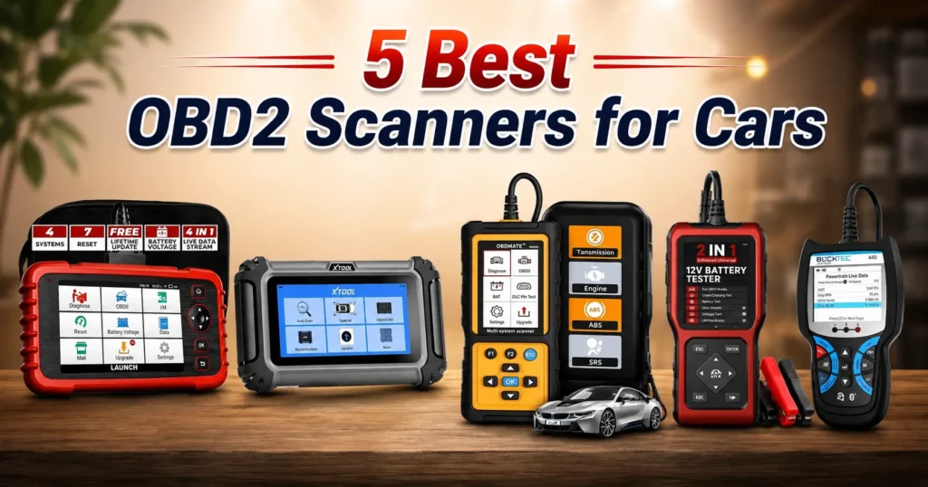 5 best OBD2 scanners comparison for cars