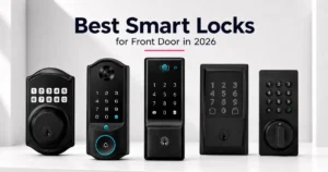 Best smart locks 2026 for front door including WiFi, fingerprint, and camera lock sets