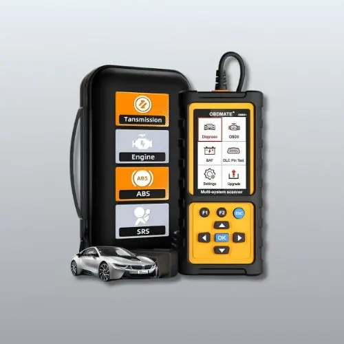 OBDMATE OM901 OBD2 scanner with ABS SRS transmission diagnostics
